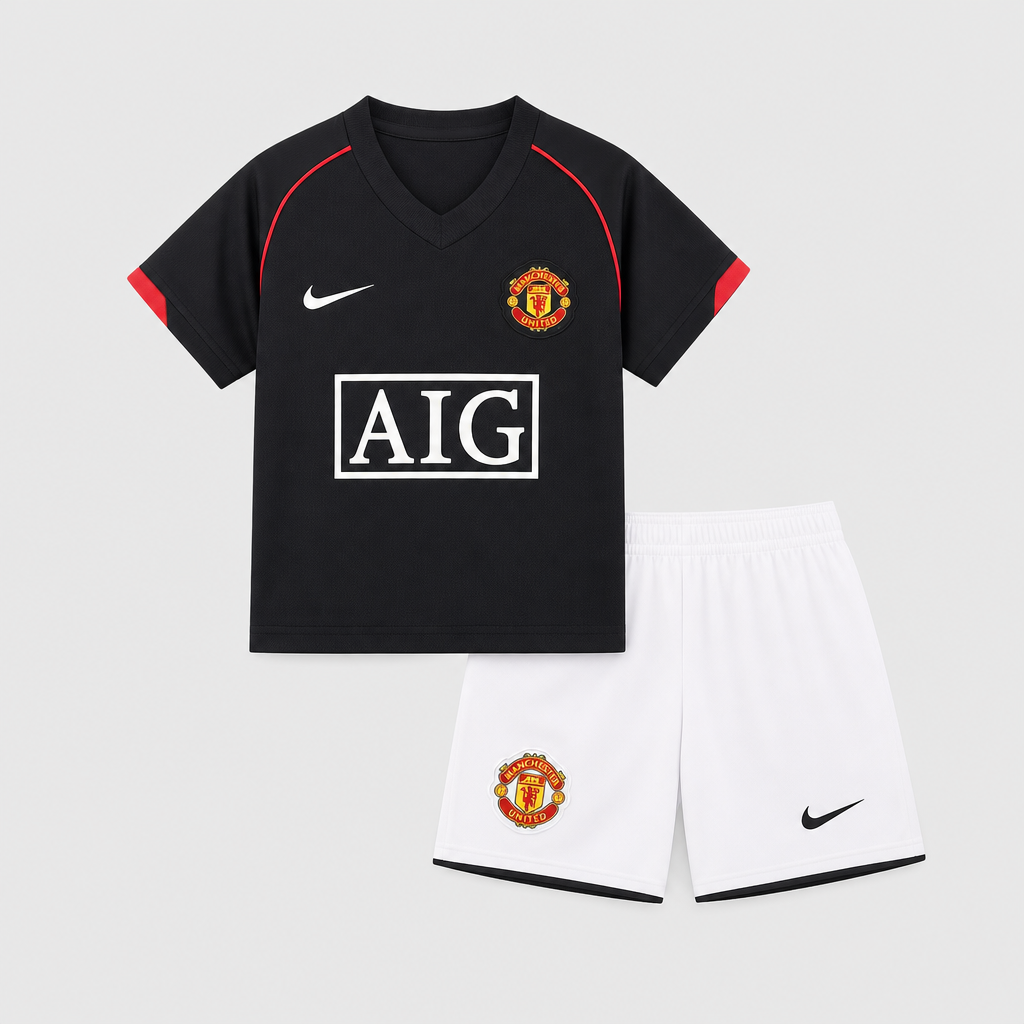 Retro Away 2007/08 Kids Shirt Kit - Front