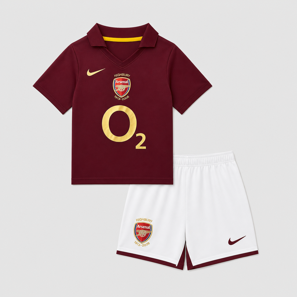 Retro Home 2005/06 Kids Shirt Kit - Front