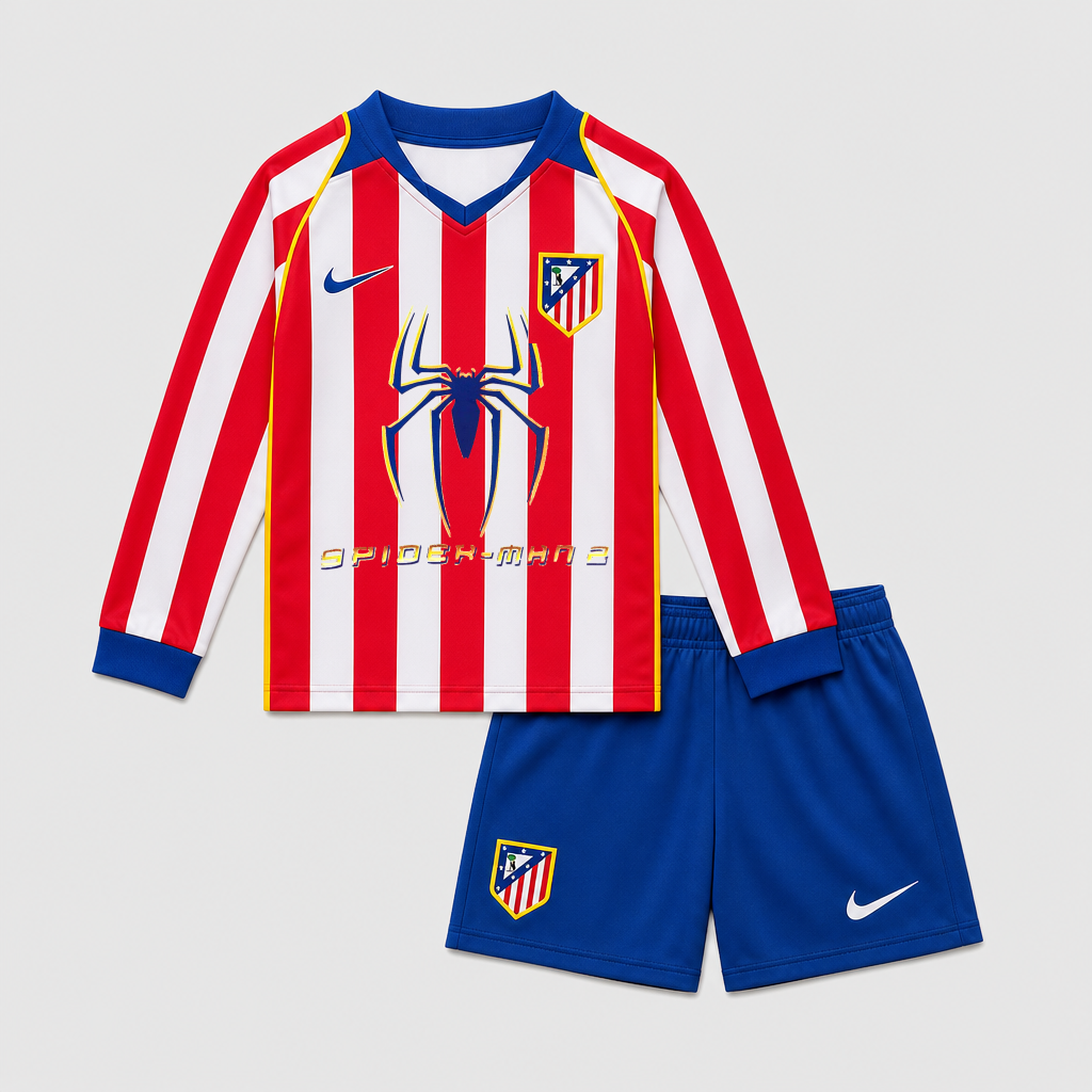 Retro Home 2004/05 Kids Long Sleeve Shirt Kit - Front