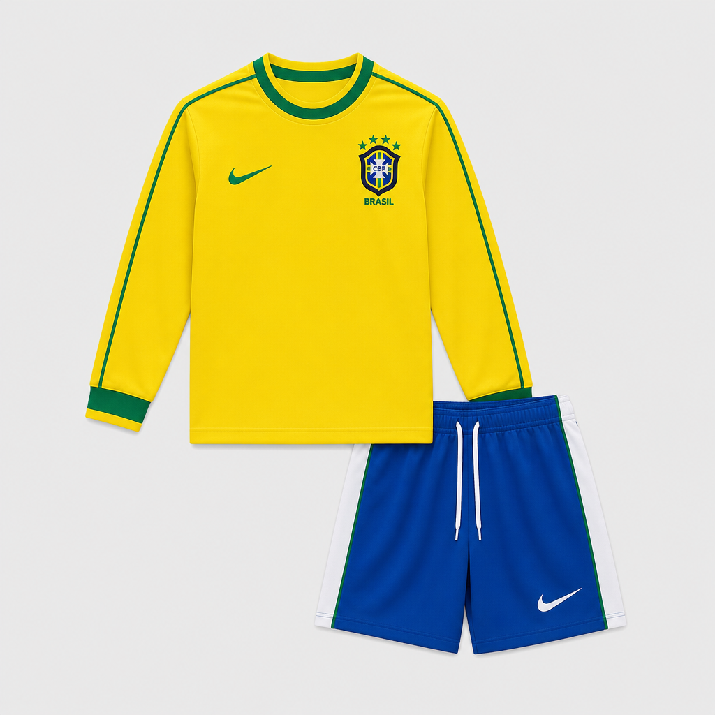 Retro Home 1998 Kids Long Sleeve Shirt Kit - Front