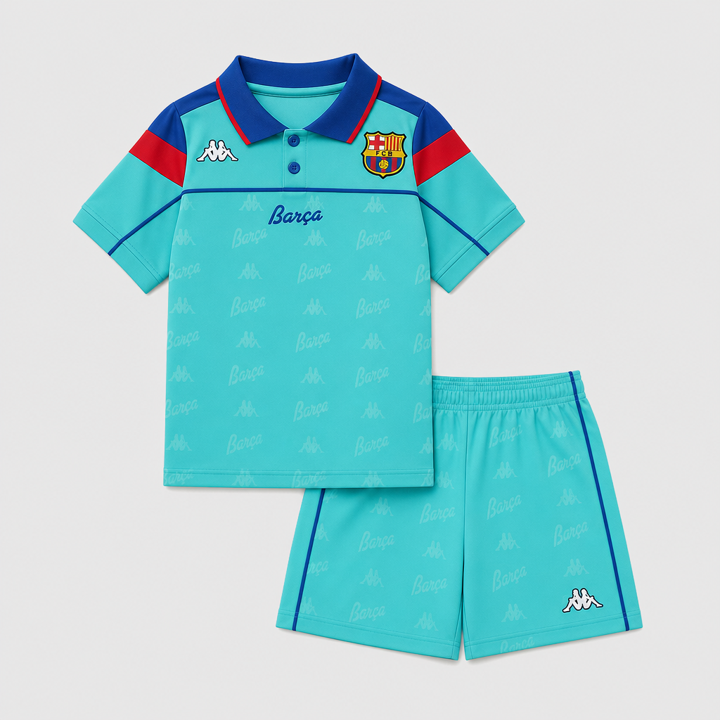 Retro Away 1992/95 Kids Shirt Kit - Front