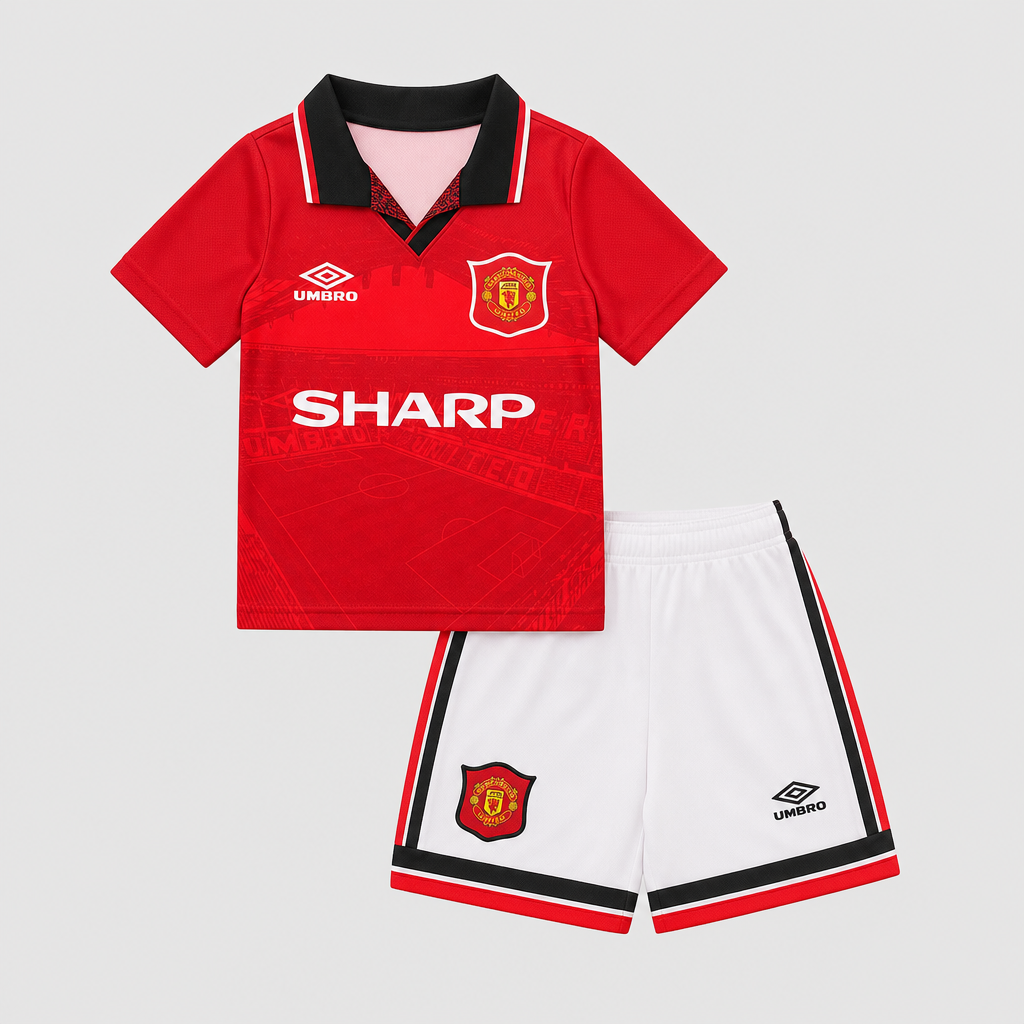 Retro Home 1994/96 Kids Shirt Kit - Front