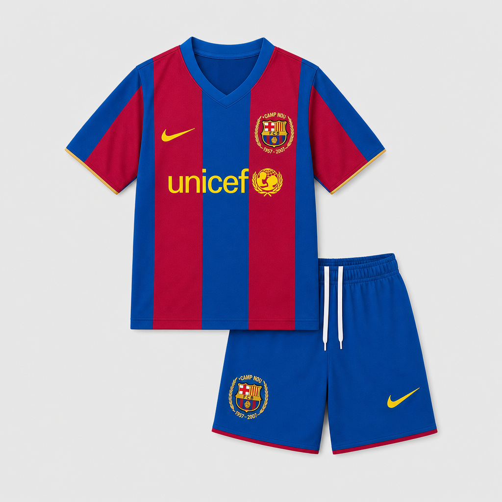 Retro Home 2007/08 Kids Shirt Kit - Front