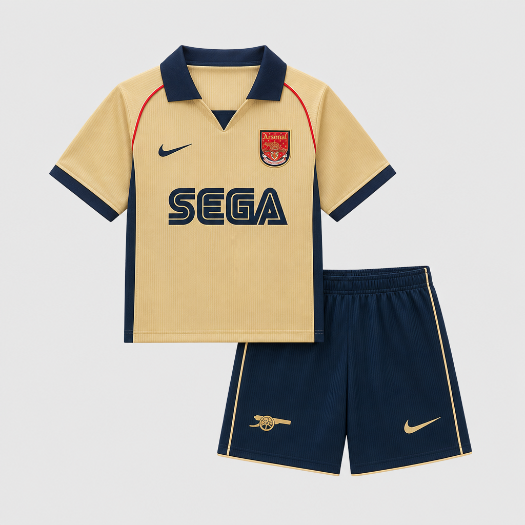 Retro Away 2001/02 Kids Shirt Kit - Front