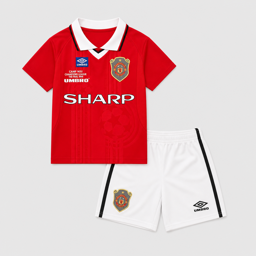Retro Home 1999/00 Kids Shirt Kit - Front