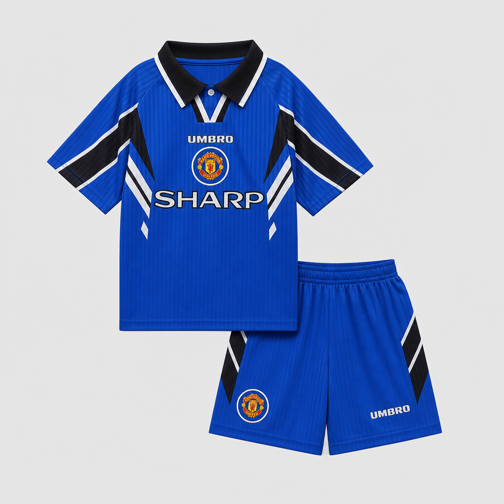 Retro Third 1996/98 Kids Shirt Kit - Front