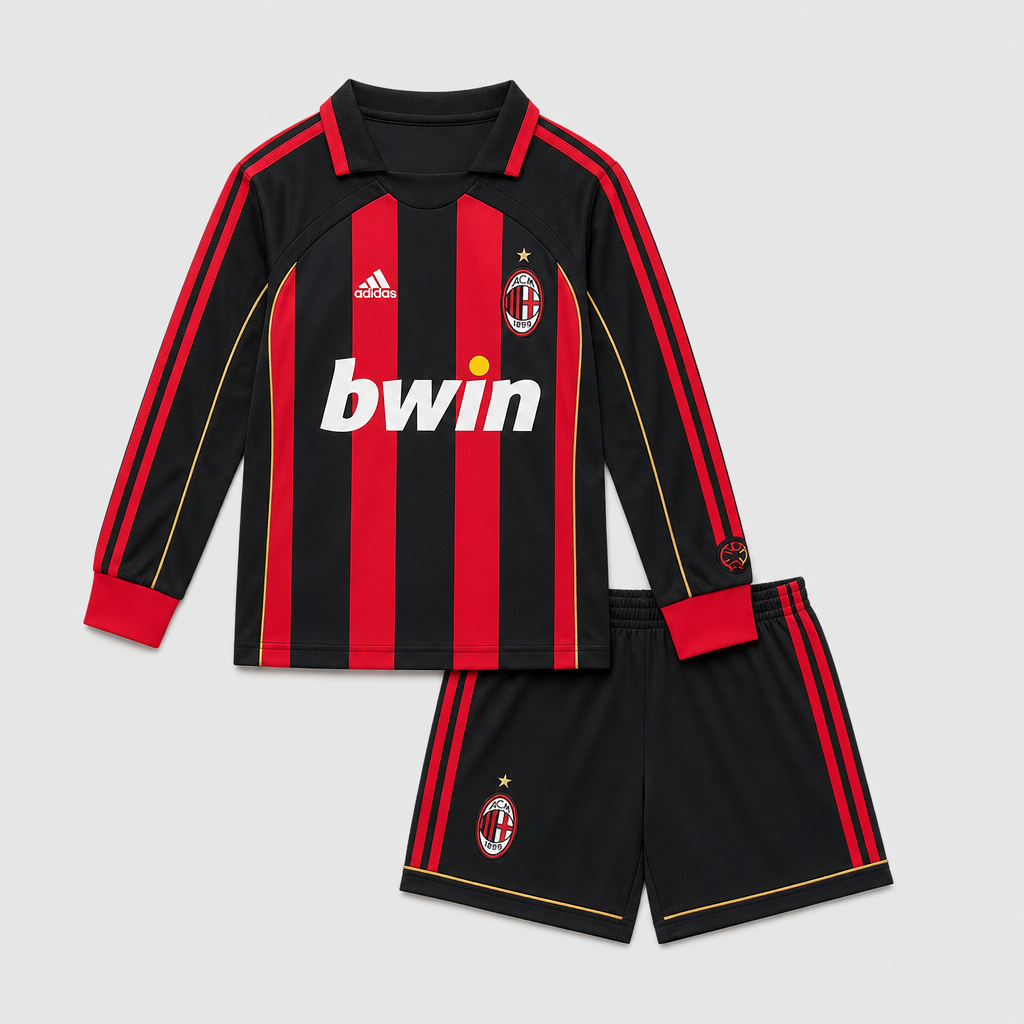 Retro Home 2006/07 Kids Long Sleeve Shirt Kit - Front