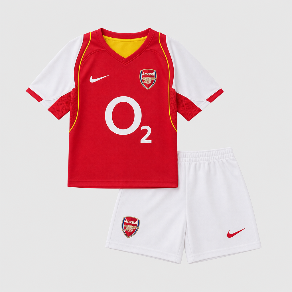 Retro Home 2004/05 Kids Shirt Kit - Front