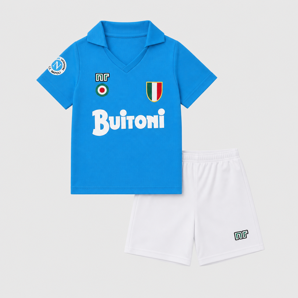 Retro Home 1987/88 Kids Shirt Kit - Front