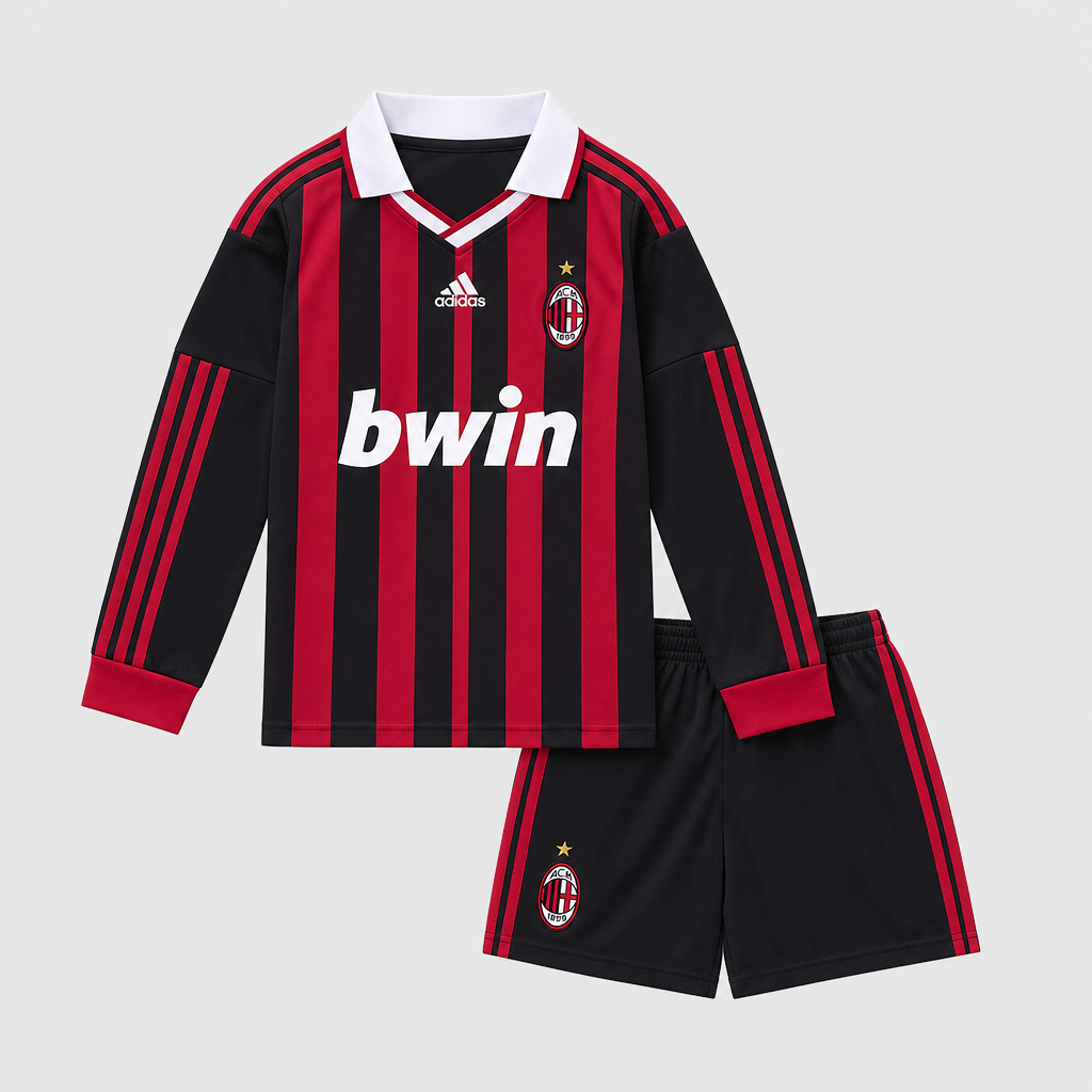 Retro Home 2009/10 Kids Long Sleeve Shirt Kit - Front