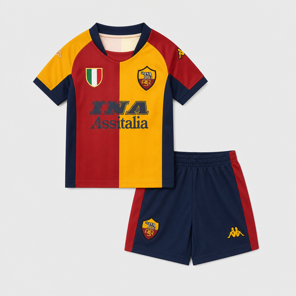Retro Home 2001/02 Kids Shirt Kit - Front