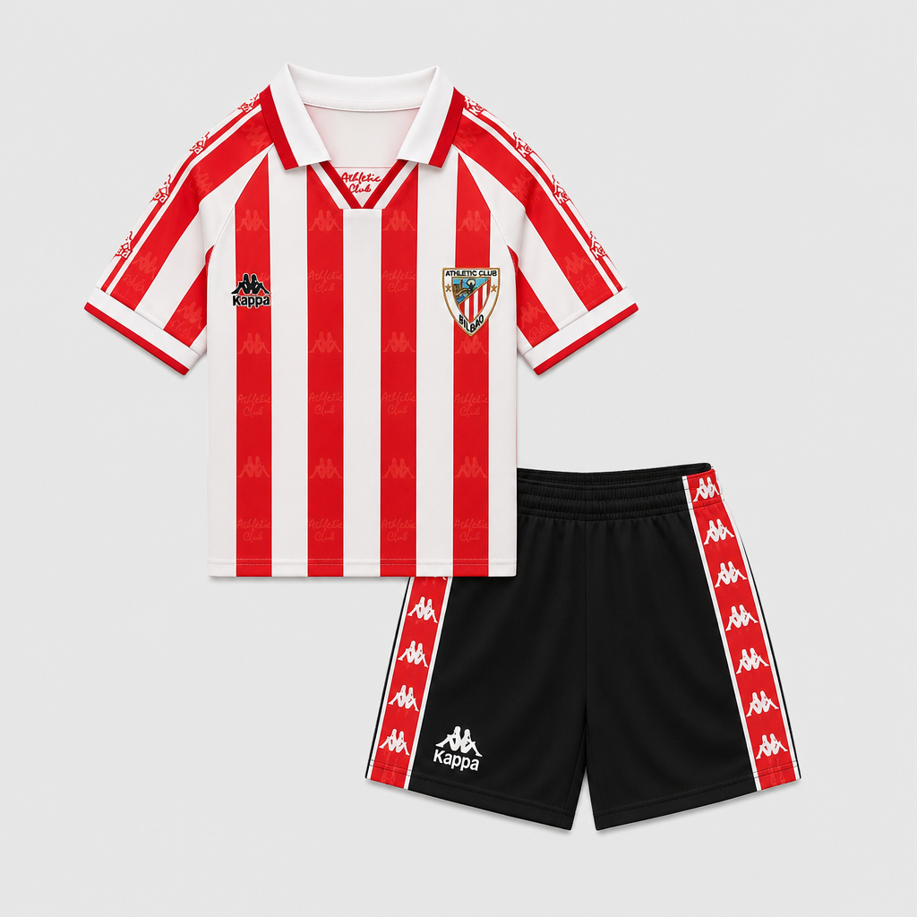 Retro Home 1995/97 Kids Shirt Kit - Front