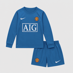 Retro Third 2008/09 Kids Long Sleeve Shirt Kit - Front