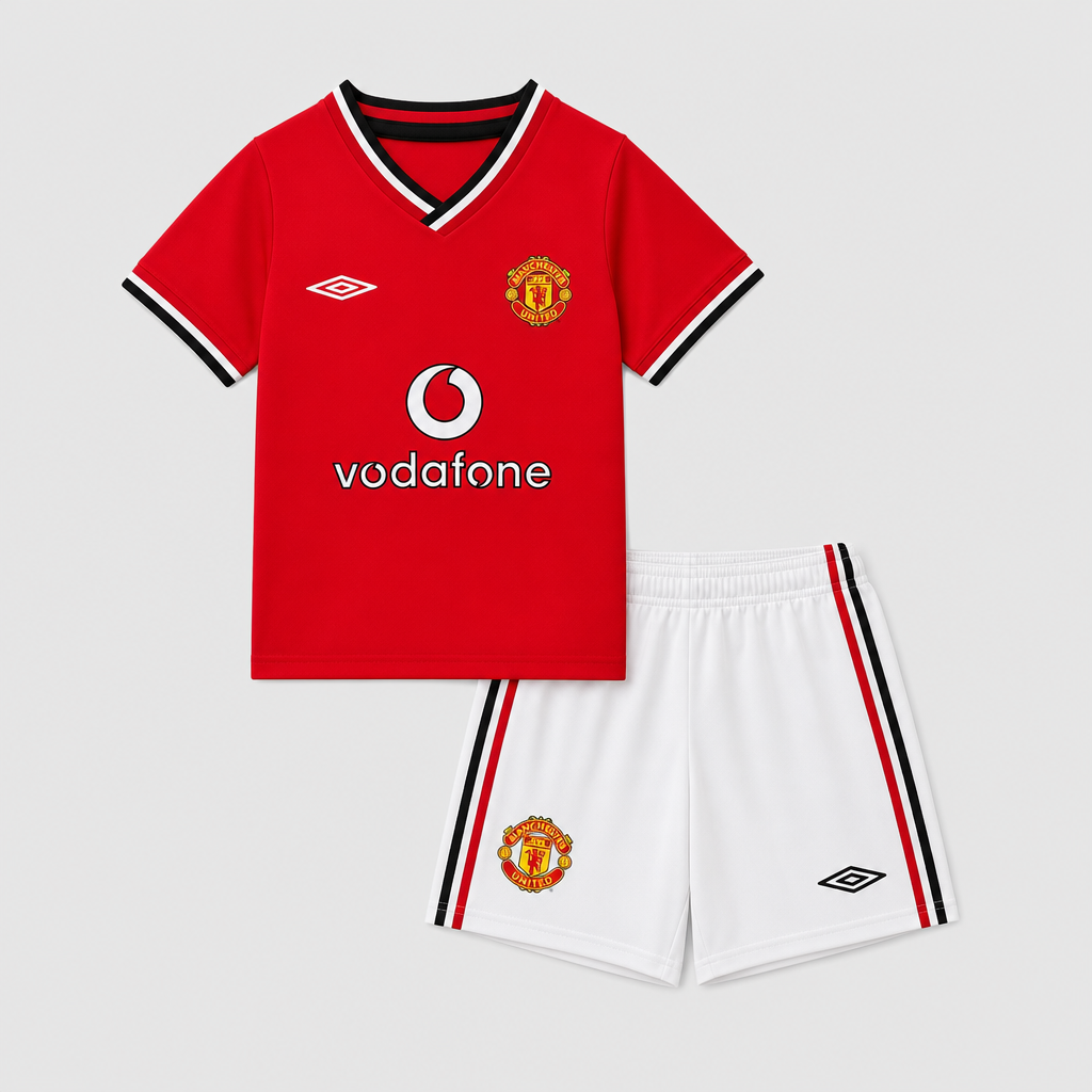 Retro Home 2000/01 Kids Shirt Kit - Front