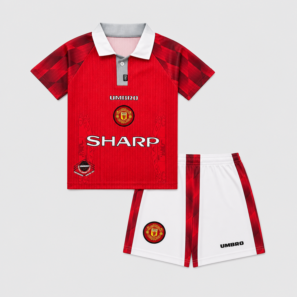 Retro Home 1996/97 Kids Shirt Kit - Front