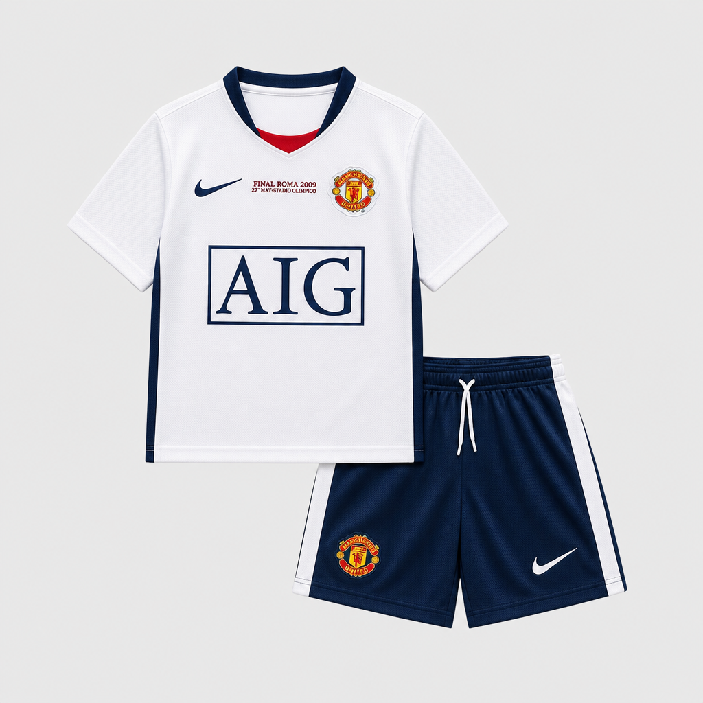 Retro Away 2008/09 Kids Shirt Kit - Front