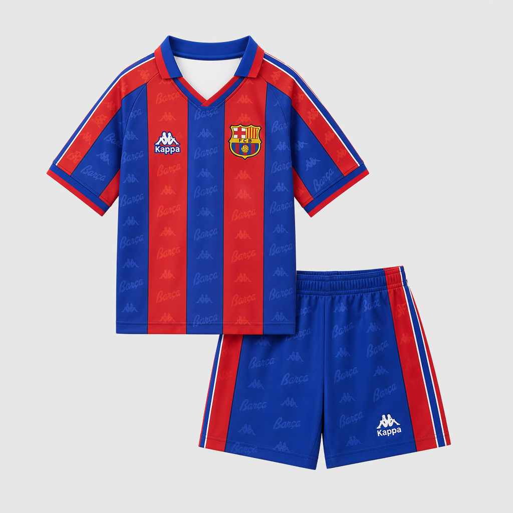 Retro Home 1996/97 Kids Shirt Kit - Front