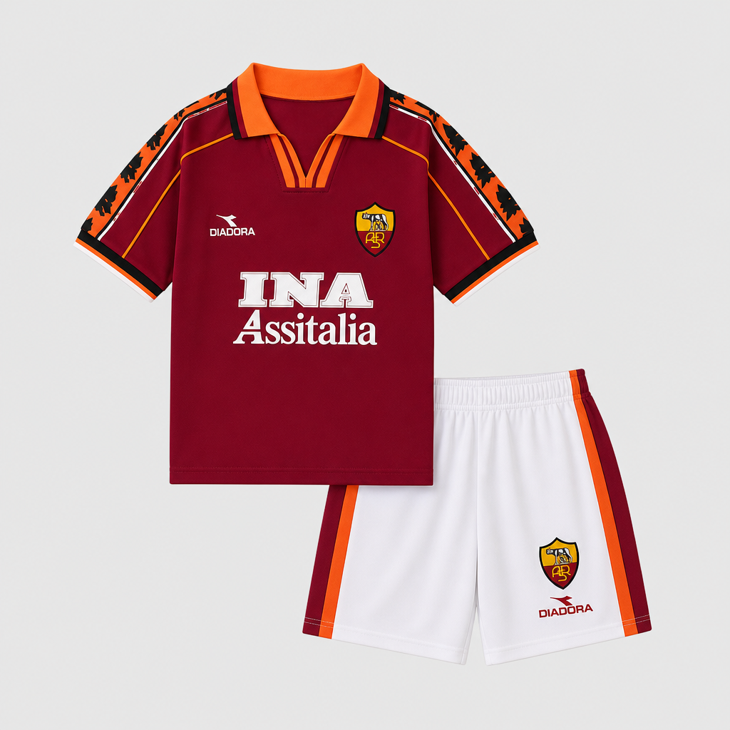 Retro Home 1998/99 Kids Shirt Kit - Front
