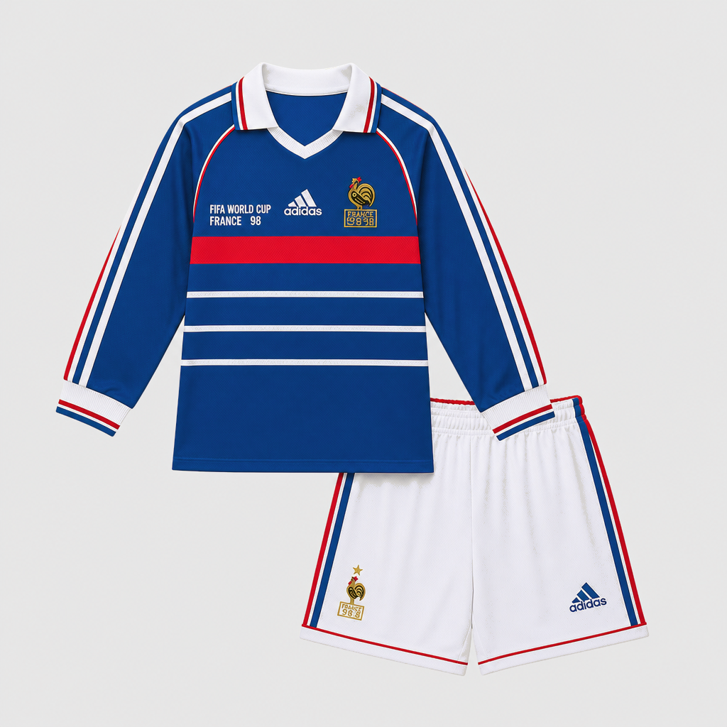 Retro Home 1998 Kids Long Sleeve Shirt Kit - Front