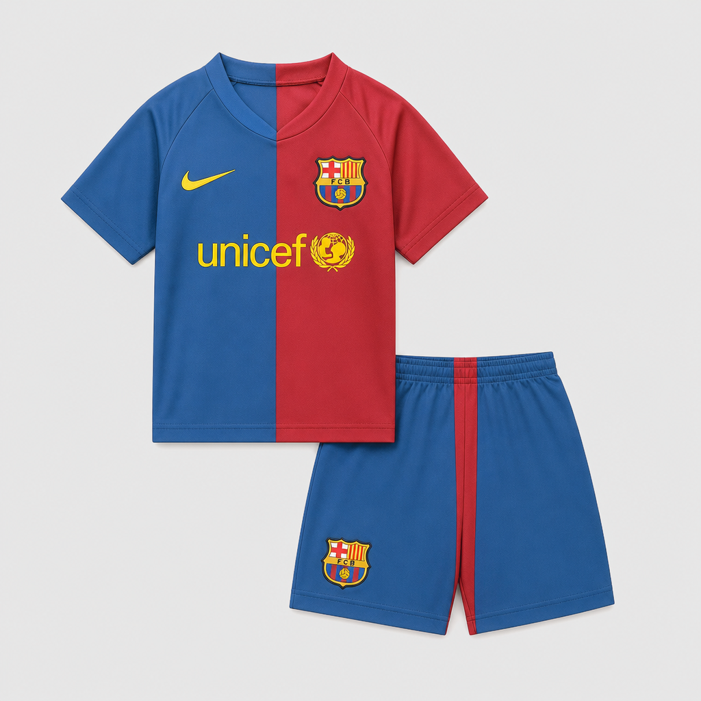 Retro Home 2008/09 Kids Shirt Kit - Front