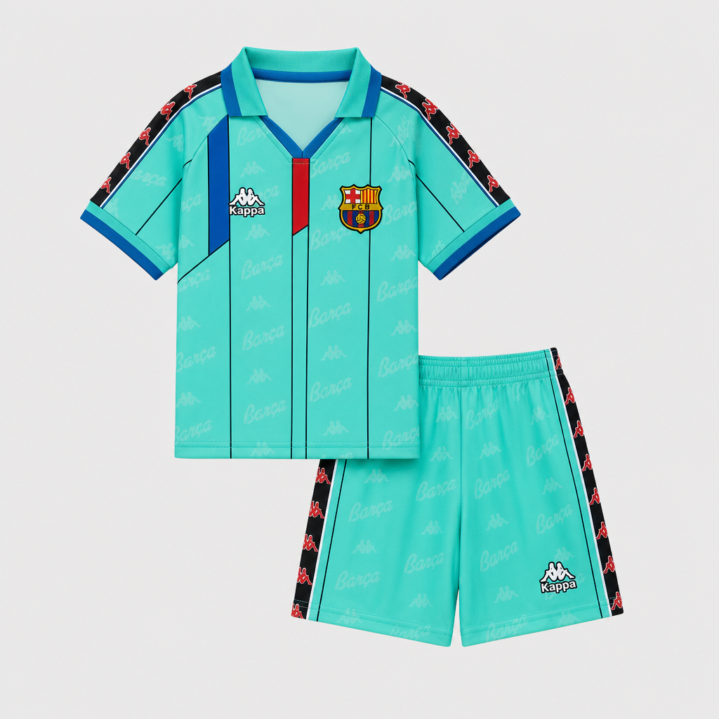 Retro Away 1996/97 Kids Shirt Kit - Front