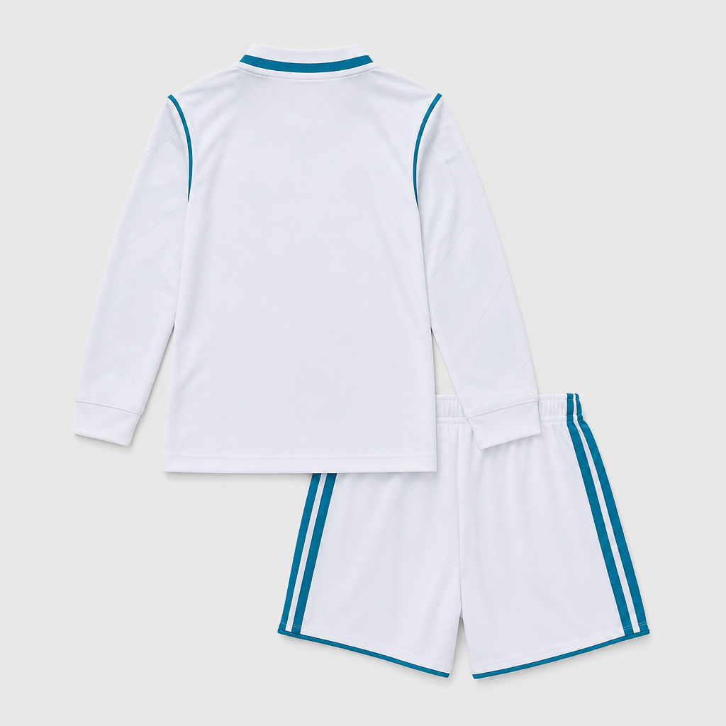 Retro Home 2017/18 Kids Long Sleeve Shirt Kit - Back