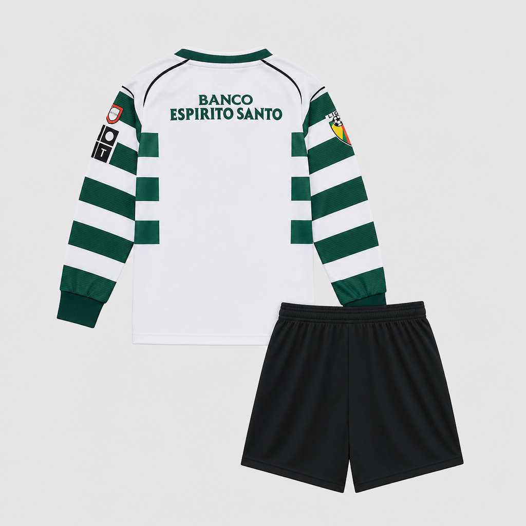 Retro Home 2002/03 Kids Long Sleeve Shirt Kit - Back