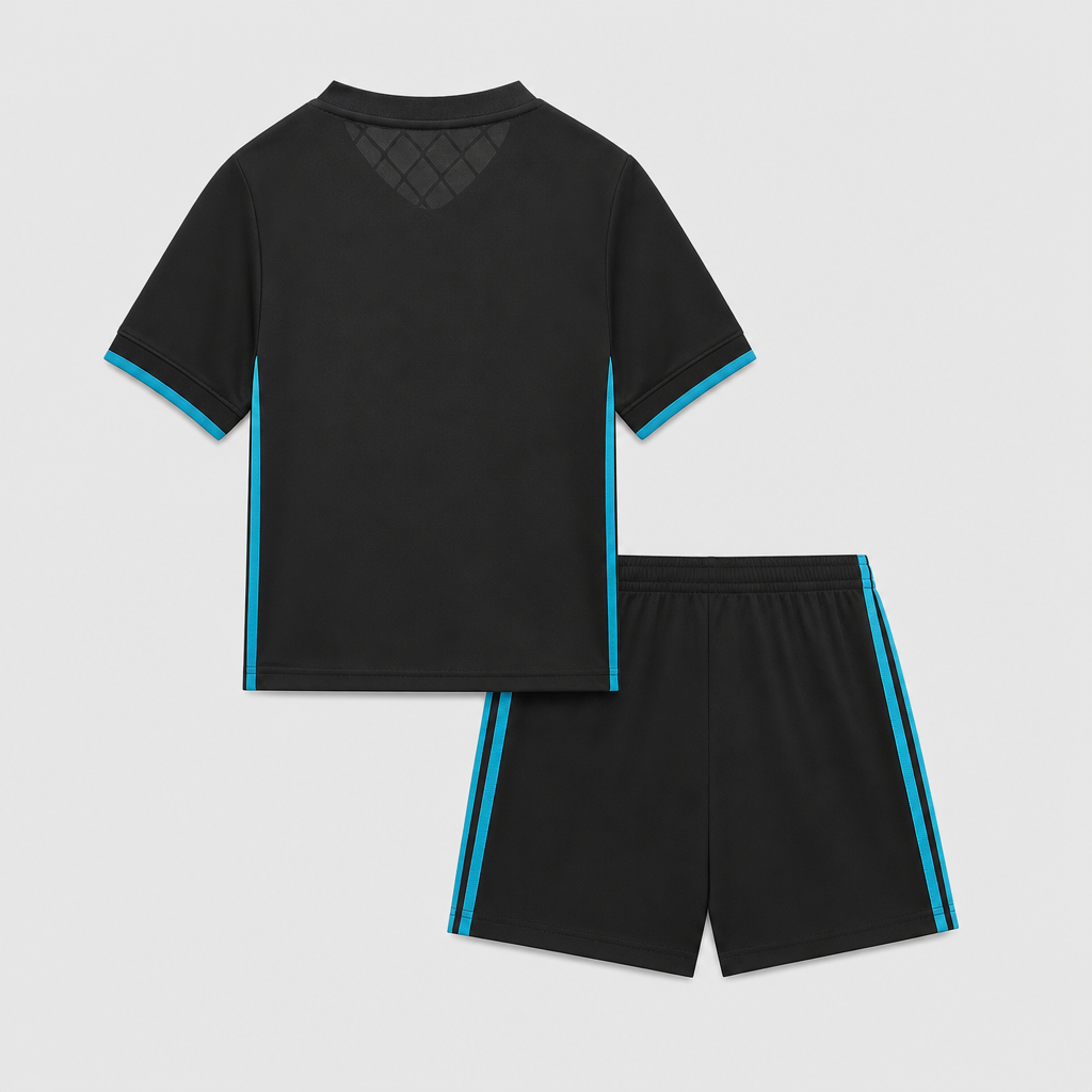 Retro Away 2017/18 Kids Shirt Kit - Back