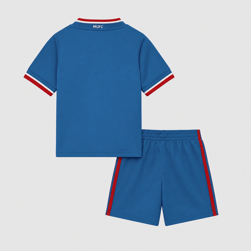 Retro Third 2008/09 Kids Shirt Kit - Back