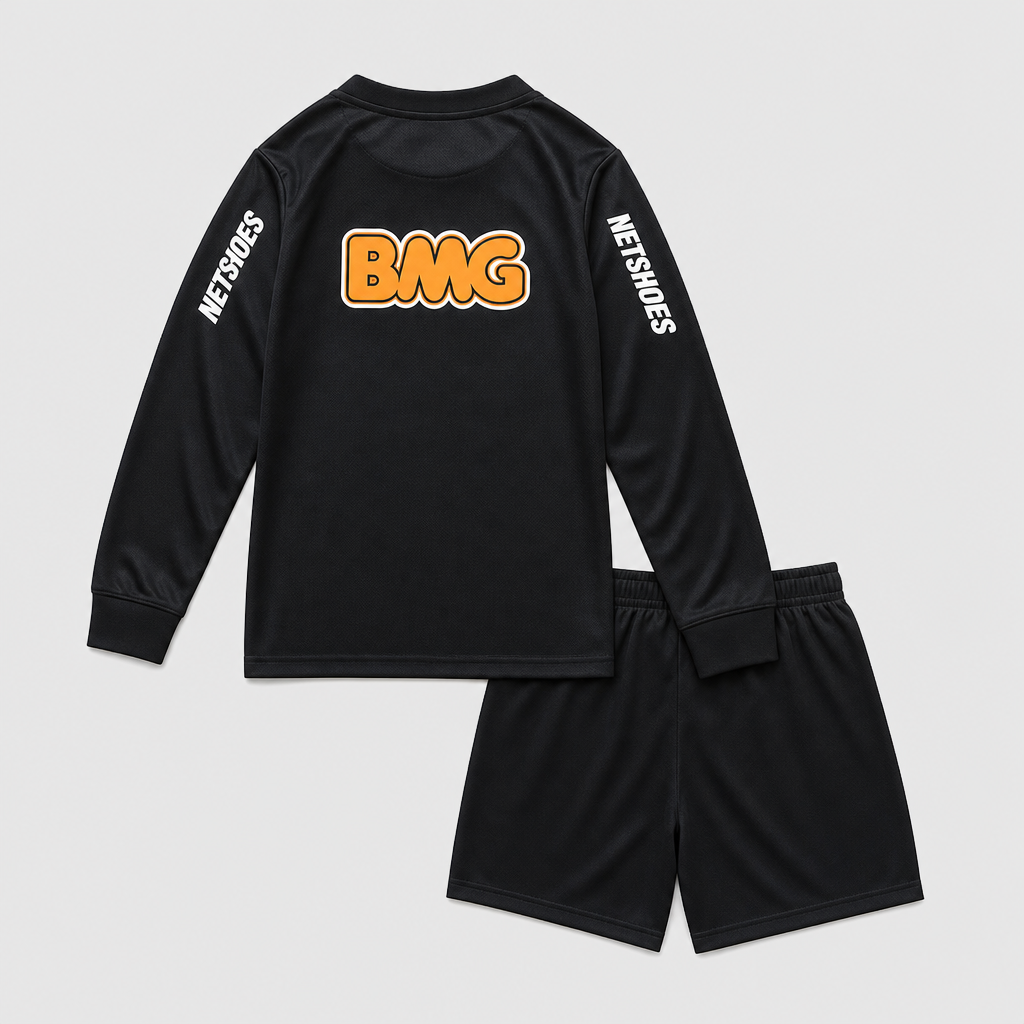 Retro Third 2012/13 Kids Long Sleeve Shirt Kit - Back