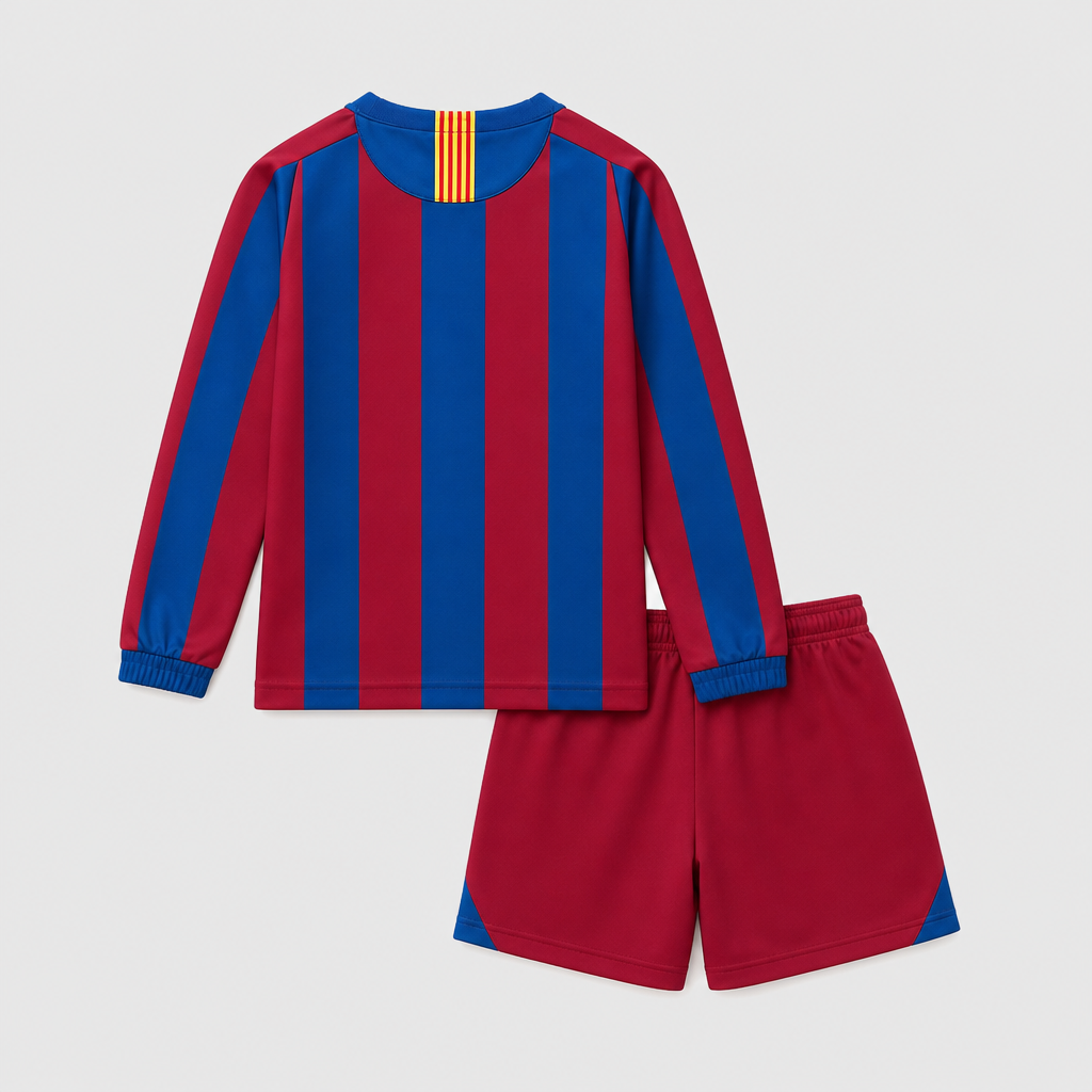 Retro Home 2005/06 Kids Long Sleeve Shirt Kit - Back