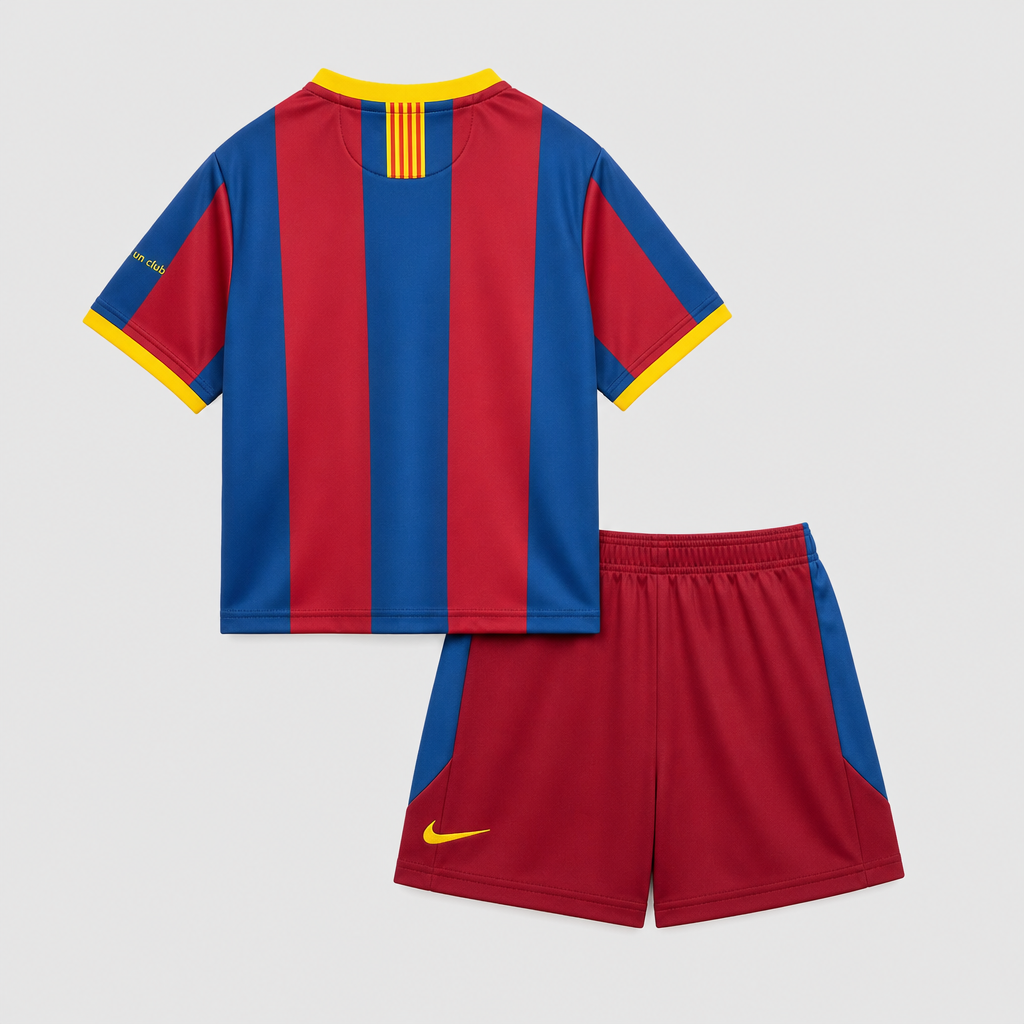 Retro Home 2010/11 Kids Shirt Kit - Back