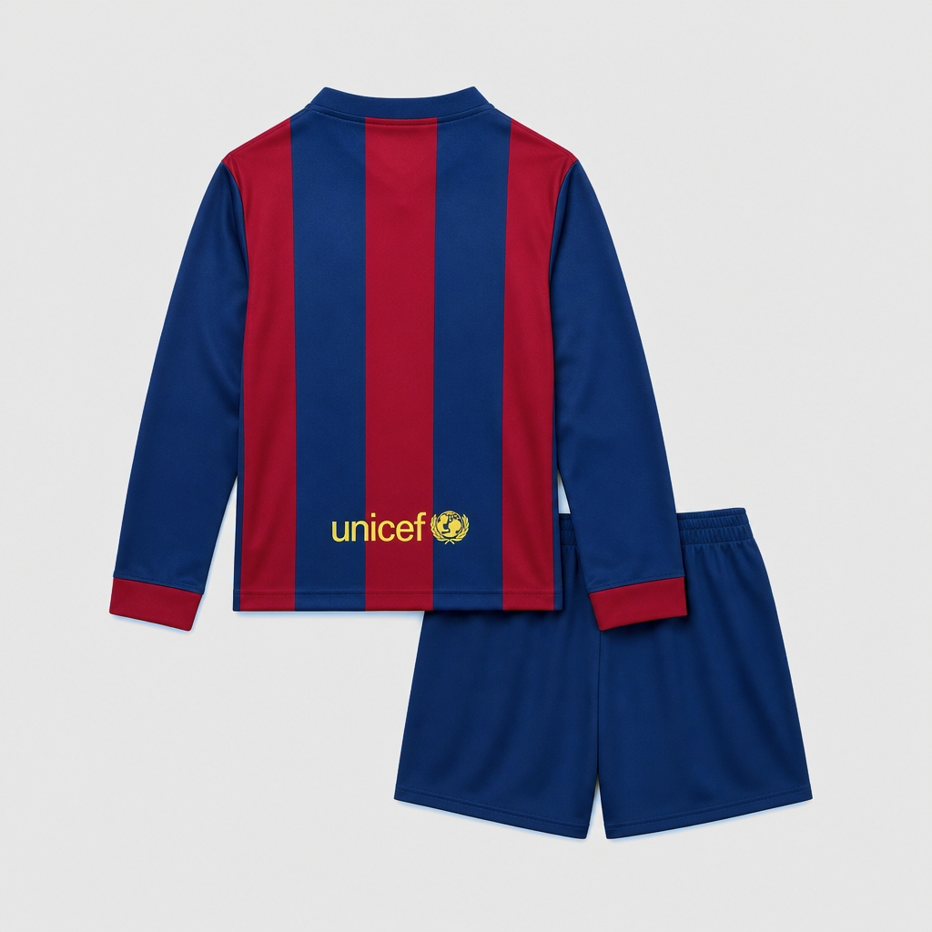 Retro Home 2014/15 Kids Long Sleeve Shirt Kit - Back