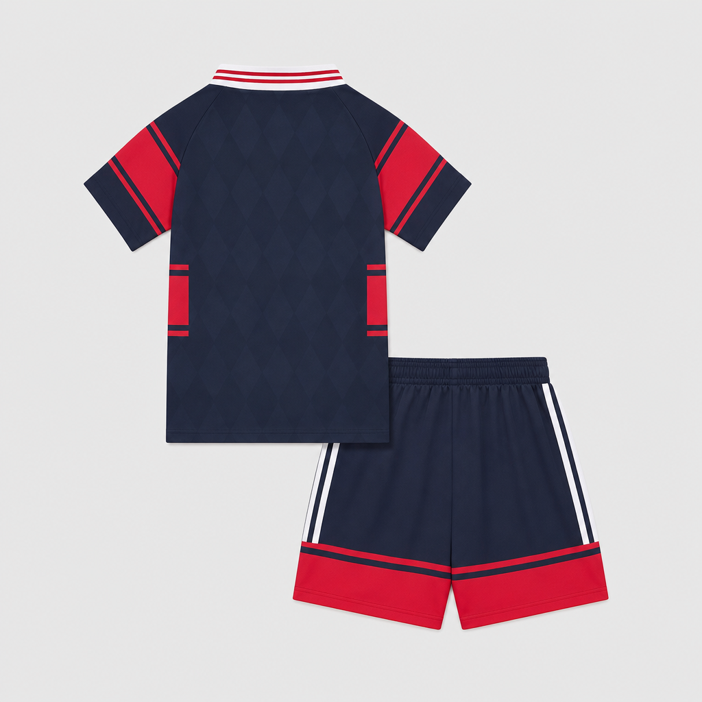 Retro Home 1997/99 Kids Shirt Kit - Back