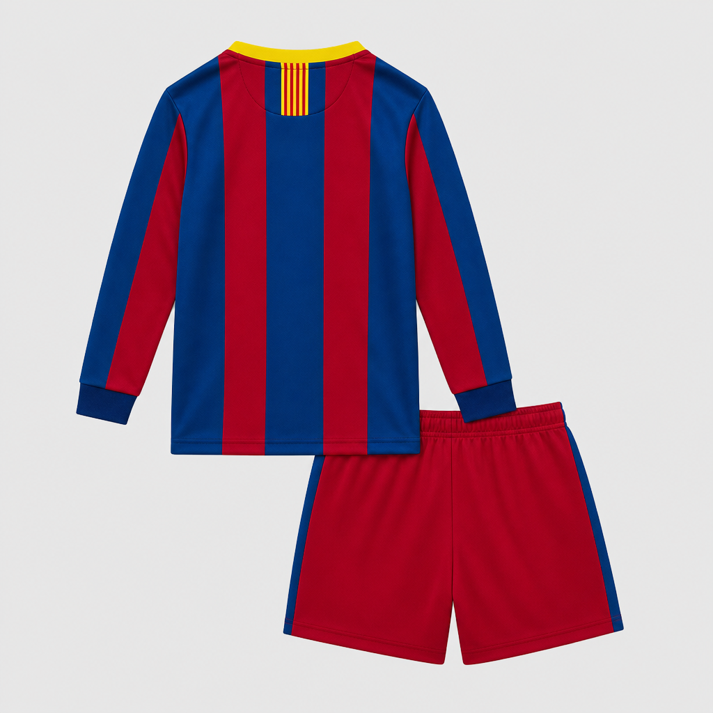 Retro Home 2010/11 Kids Long Sleeve Shirt Kit - Back