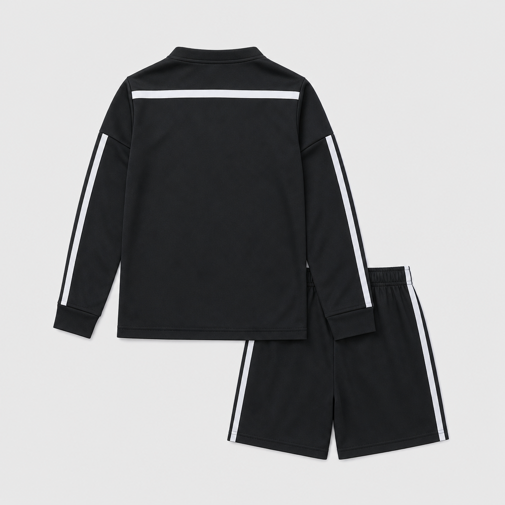 Retro Third 2014/15 Kids Long Sleeve Shirt Kit - Back