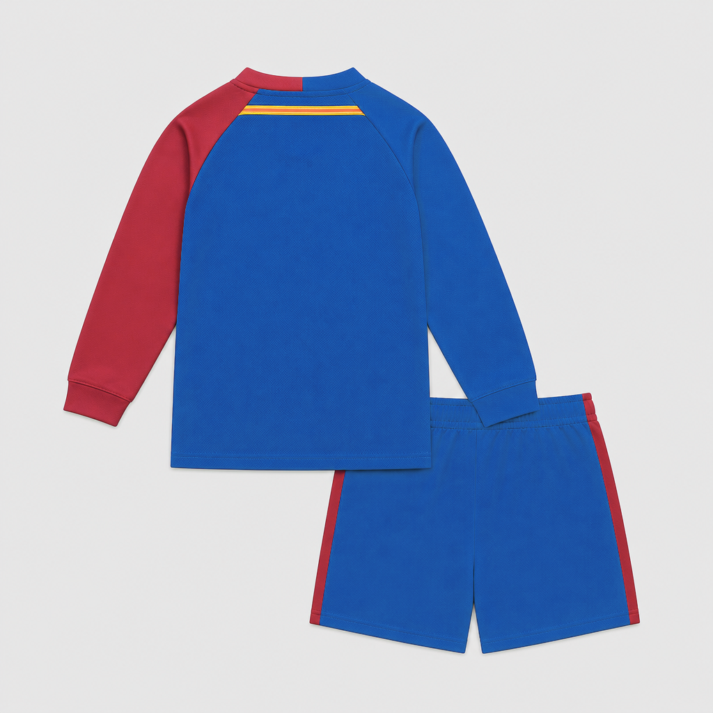 Retro Home 2008/09 Kids Long Sleeve Shirt Kit - Back