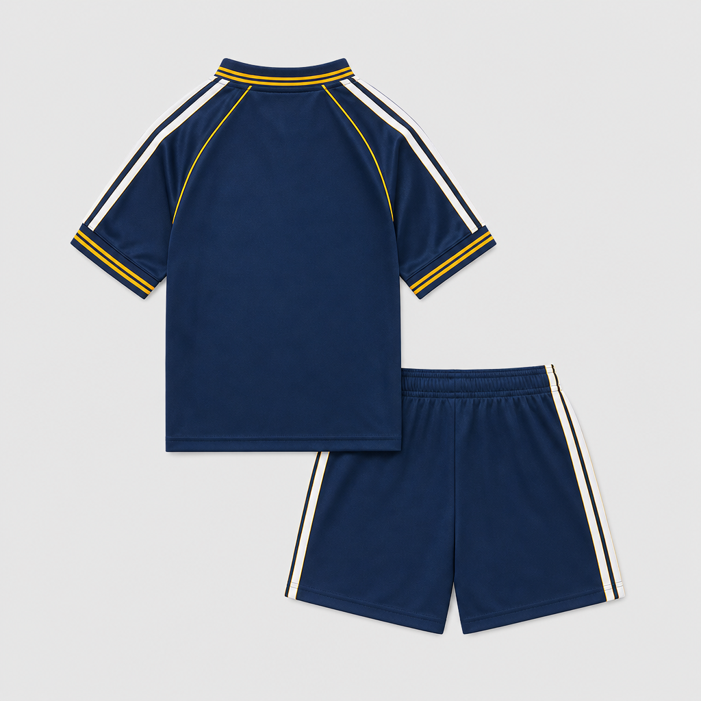 Retro Third 1998/00 Kids Shirt Kit - Back