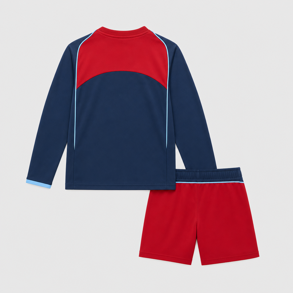 Retro Away 2004/05 Kids Long Sleeve Shirt Kit - Back