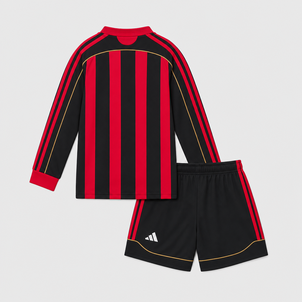 Retro Home 2006/07 Kids Long Sleeve Shirt Kit - Back