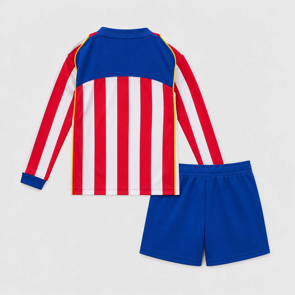 Retro Home 2004/05 Kids Long Sleeve Shirt Kit - Back