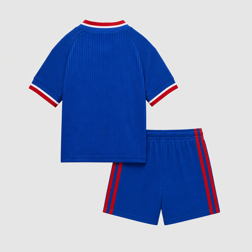 Retro Third 1996/98 Kids Shirt Kit - Back