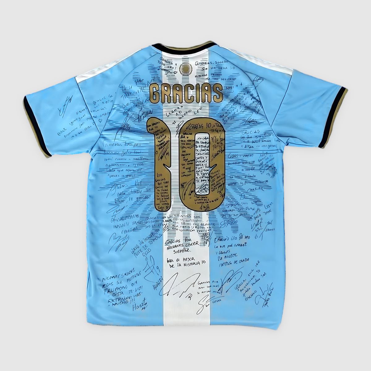 Gracias 10 Autographed Special Edition 26/27 Player Edition Shirt - Back