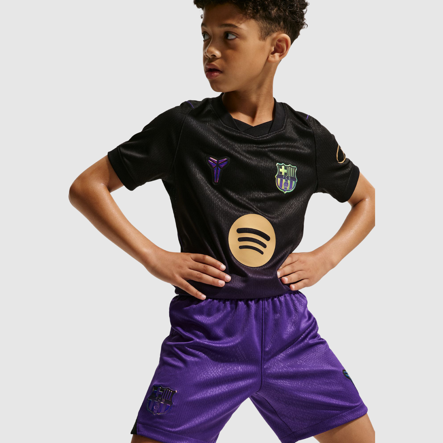 Away 26/27 Kids Shirt Kit - Model Front