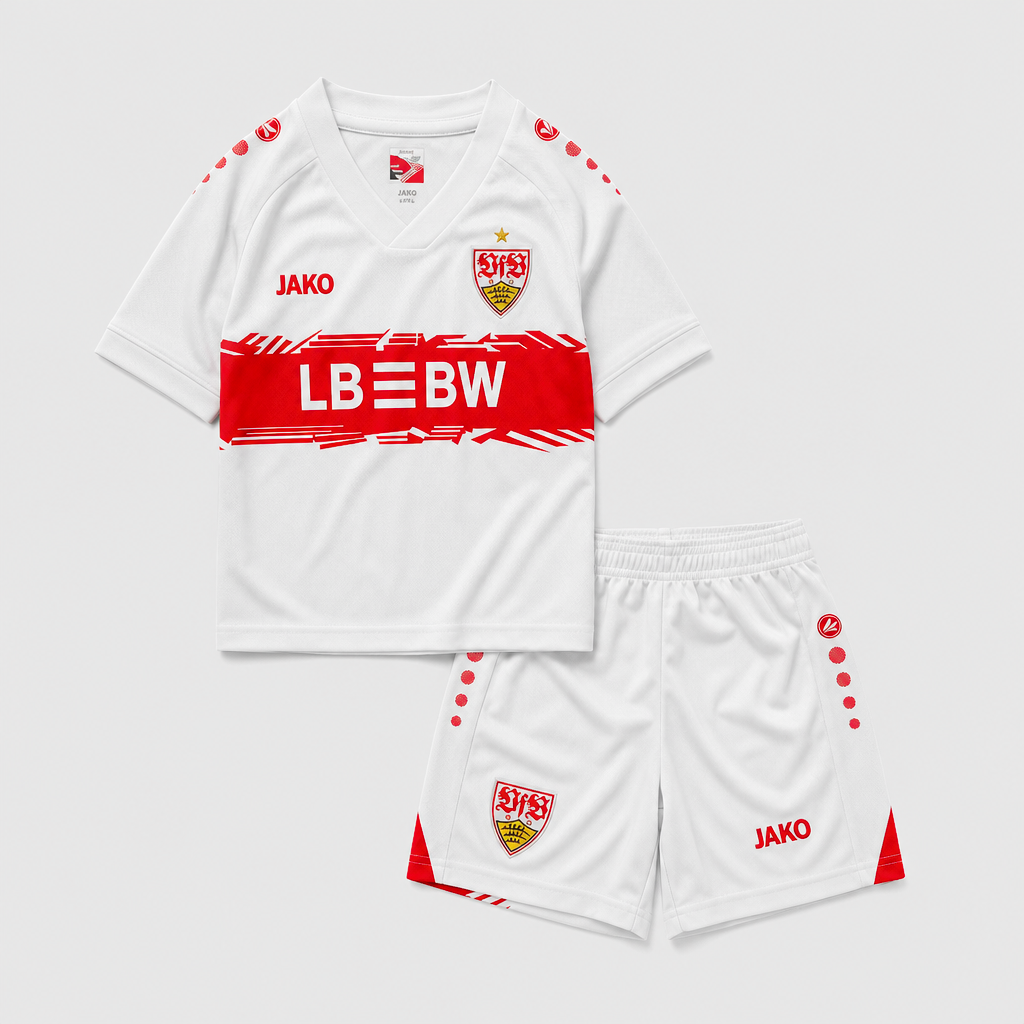 Home 25/26 Kids Shirt Kit - Front