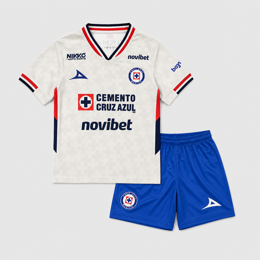 Away 25/26 Kids Shirt Kit - Front