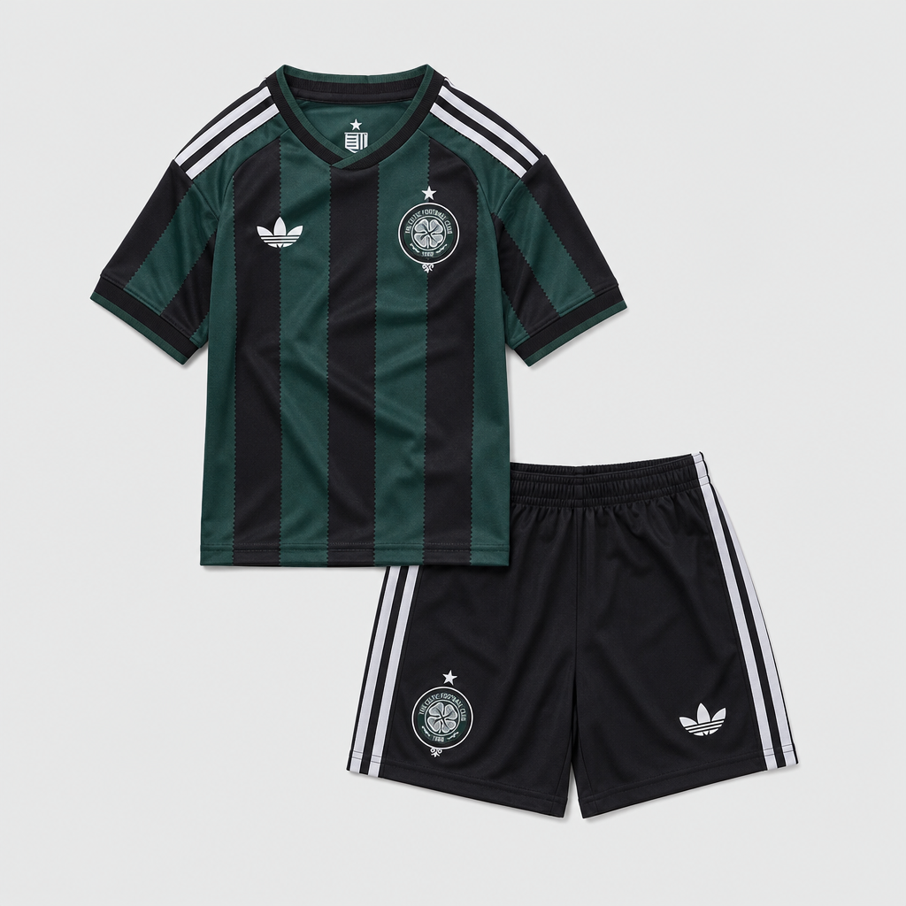 Away 26/27 Kids Shirt Kit - Front
