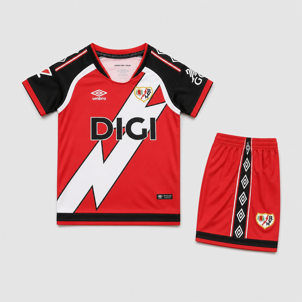 Away 26/27 Kids Shirt Kit - Front