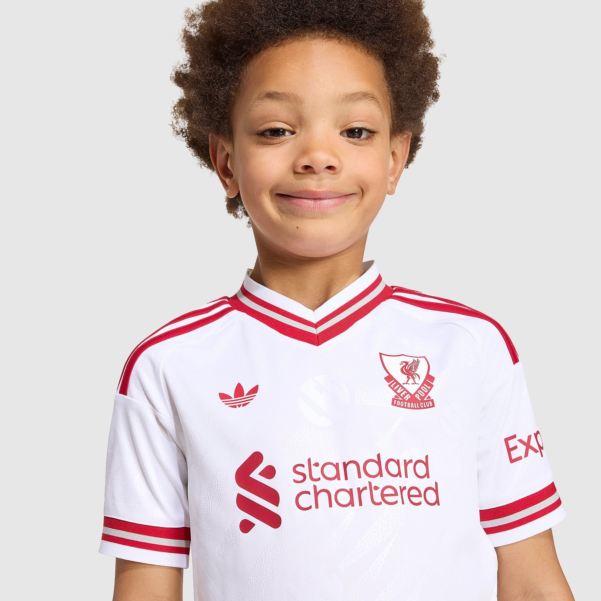 Away 26/27 Kids Shirt Kit - Model Front